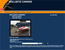 Tablet Screenshot of bullseyecanvas.com